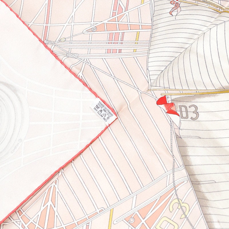 HERMES SCARF Silk "Tuiga" by Dominik Jarlegant 90cm Carre 100% Auth