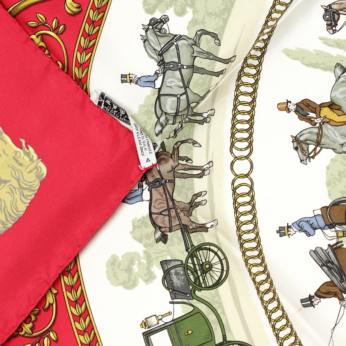 Hermes Scarf "Promenade de Longchamps" by Philippe Ledoux 90cm Silk | Carre Foulard