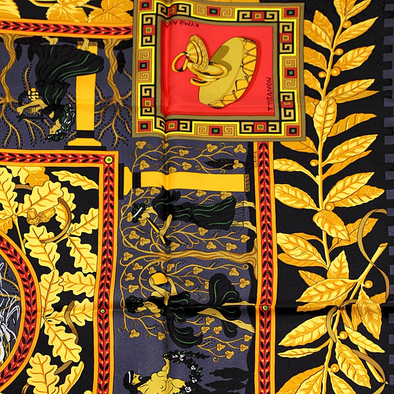 Hermes Scarf "Musique des Dieux" by Claudia Stuhlhofer Mayr 90cm Silk | Carre