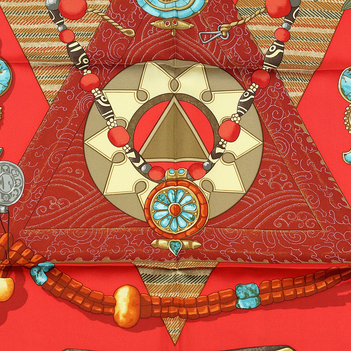 Hermes Scarf "Tibet" by Caty Latham 90cm Silk | Carre Foulard