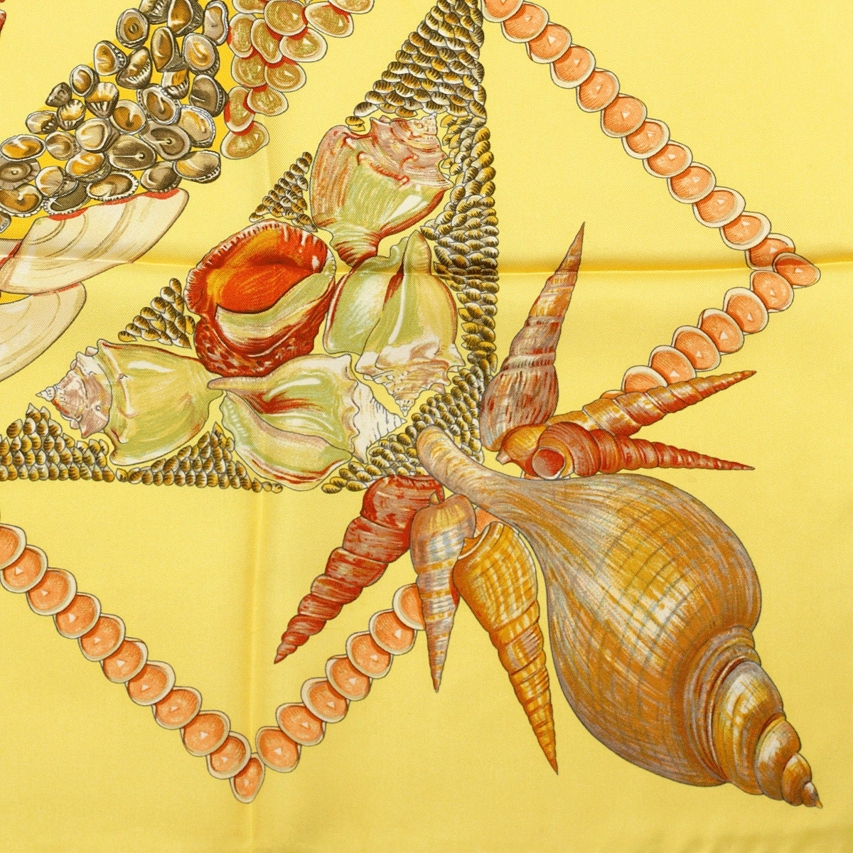 Hermes Scarf "Rocaille" by Valerie Dawlat Dumoulin 90cm Silk