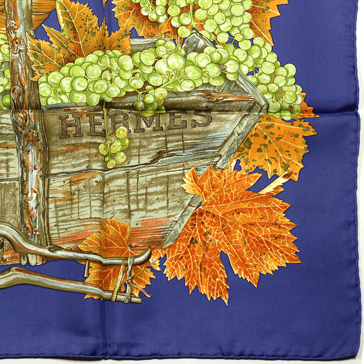 Hermes Scarf "Vendanges" by Valerie Dawlat Dumoulin 90cm Silk | Carre Foulard