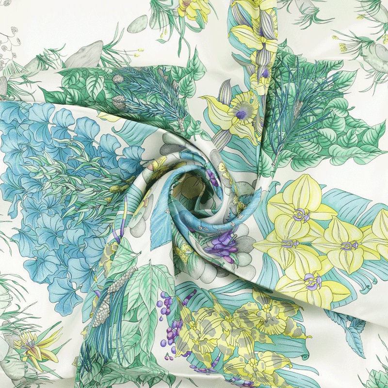 Hermes Scarf "Pythagore" by Zoe Pauwels 90cm Silk