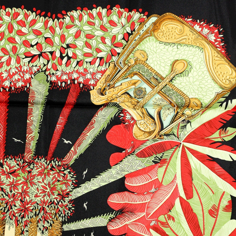 Hermes Scarf "Ombres et Lumieres" by Annie Faivre 90cm Silk