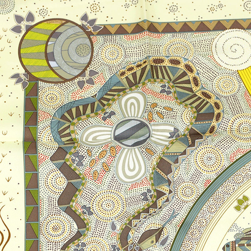 Hermes Scarf "Reve d'Australie" by Zoe Pauwels 90cm Silk | Carre Foulard