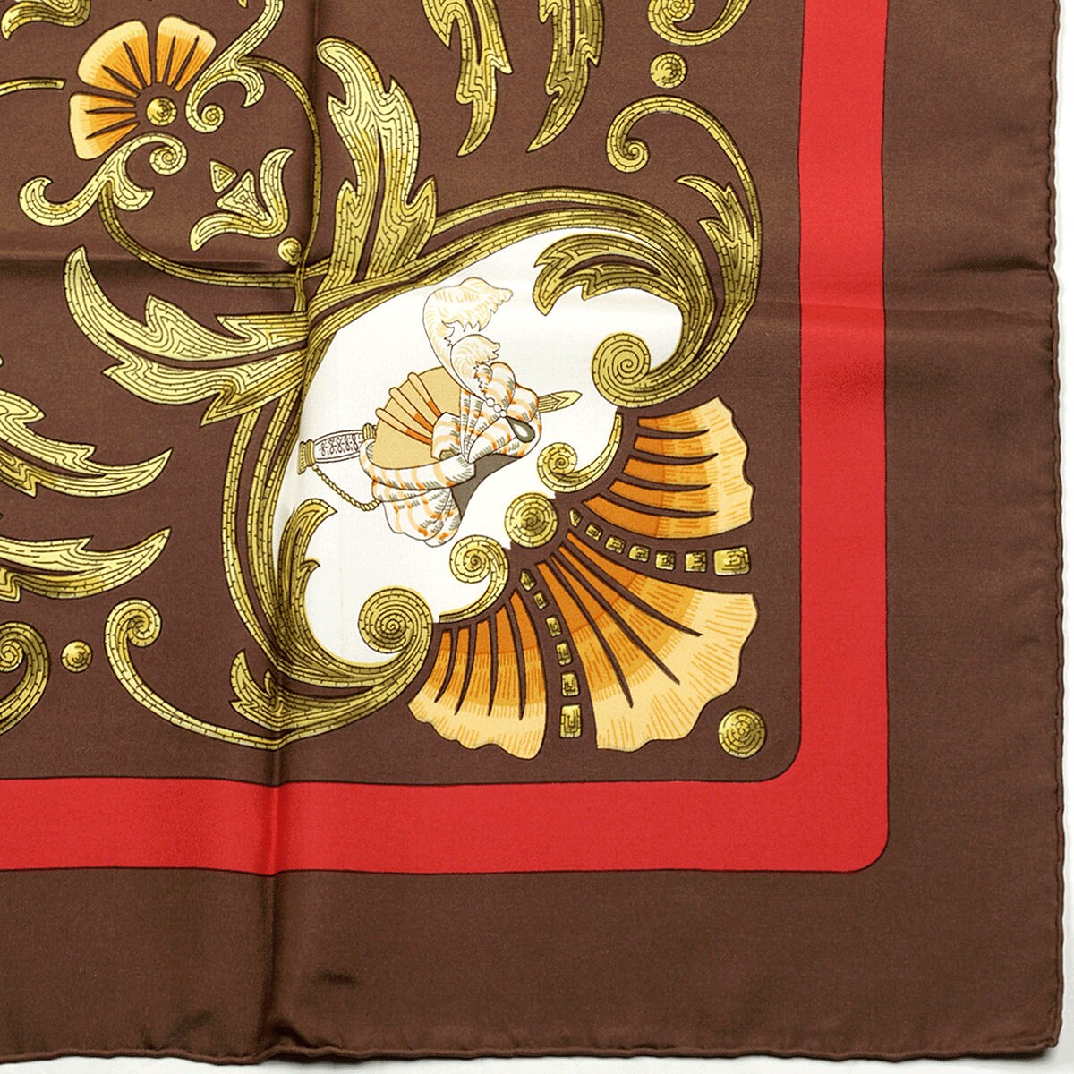 Hermes Scarf "Cheval Turc" by Christiane Vauzelles Vintage 90cm Silk | Carre Foulard