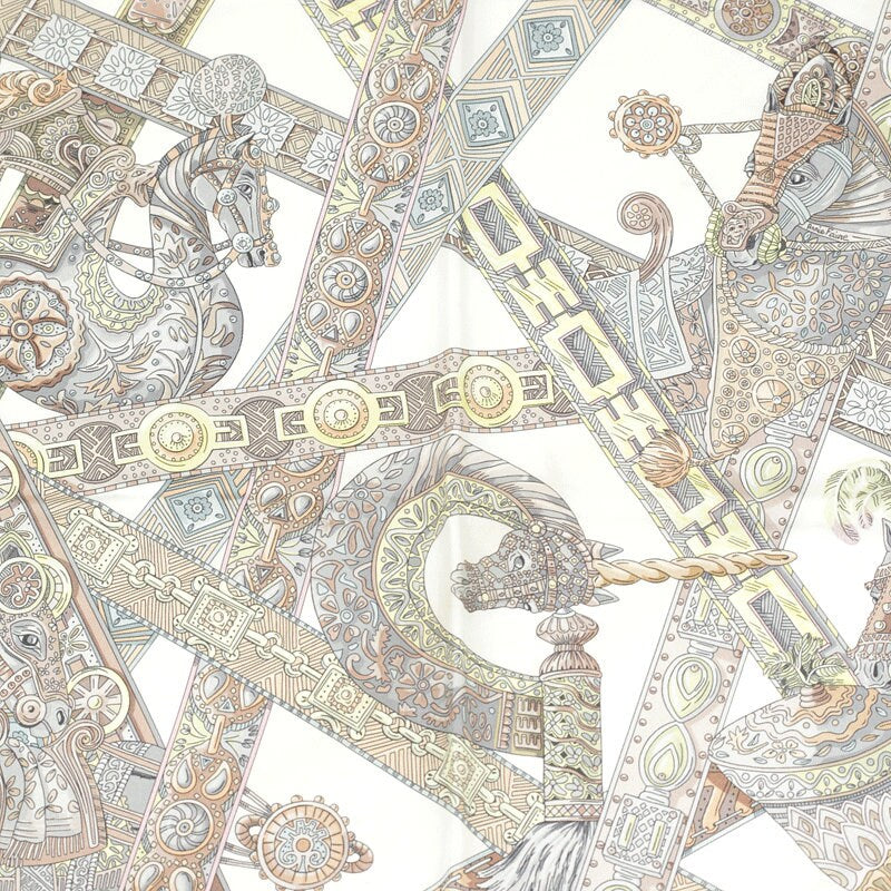 Hermes Scarf "Songe de la Licorne" by Annie Faivre 90cm Silk | Carre Foulard