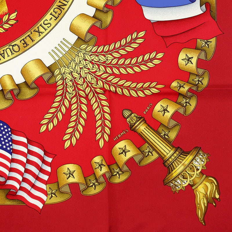 Hermes Scarf "Liberty" by Joachim Metz 90cm Silk | Carre Foulard