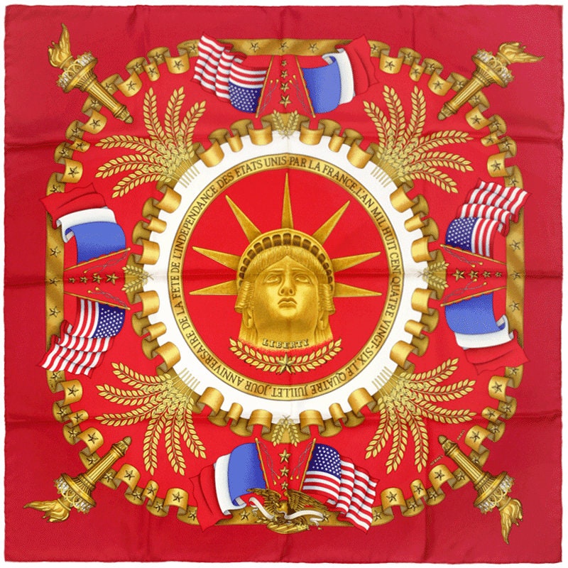 Hermes Scarf "Liberty" by Joachim Metz 90cm Silk | Carre Foulard