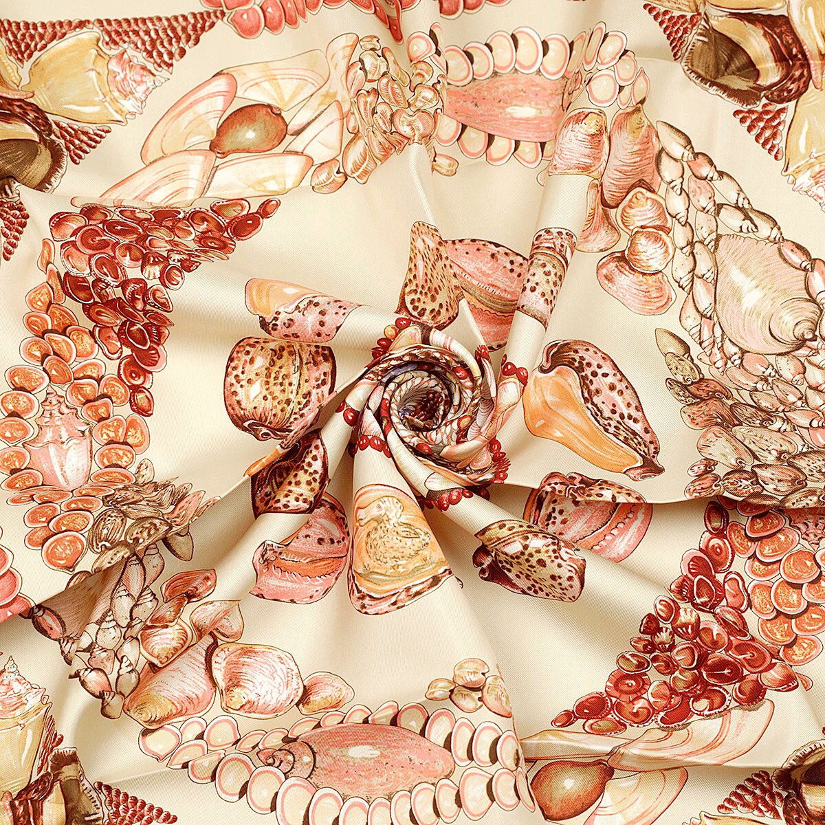 Hermes Scarf "Rocaille" by Valerie Dawlat Dumoulin 90cm Silk | Carre Foulard