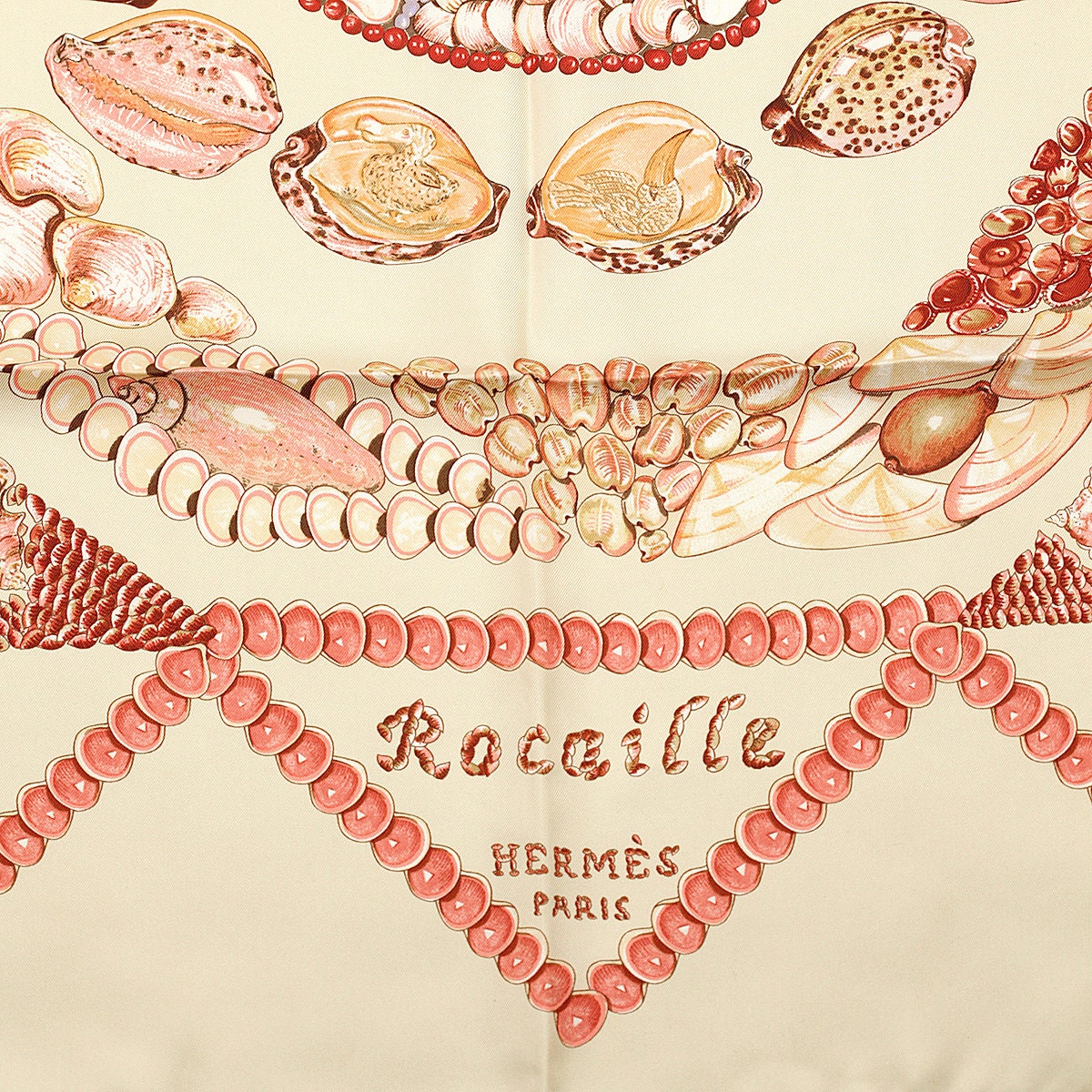 Hermes Scarf "Rocaille" by Valerie Dawlat Dumoulin 90cm Silk | Carre Foulard