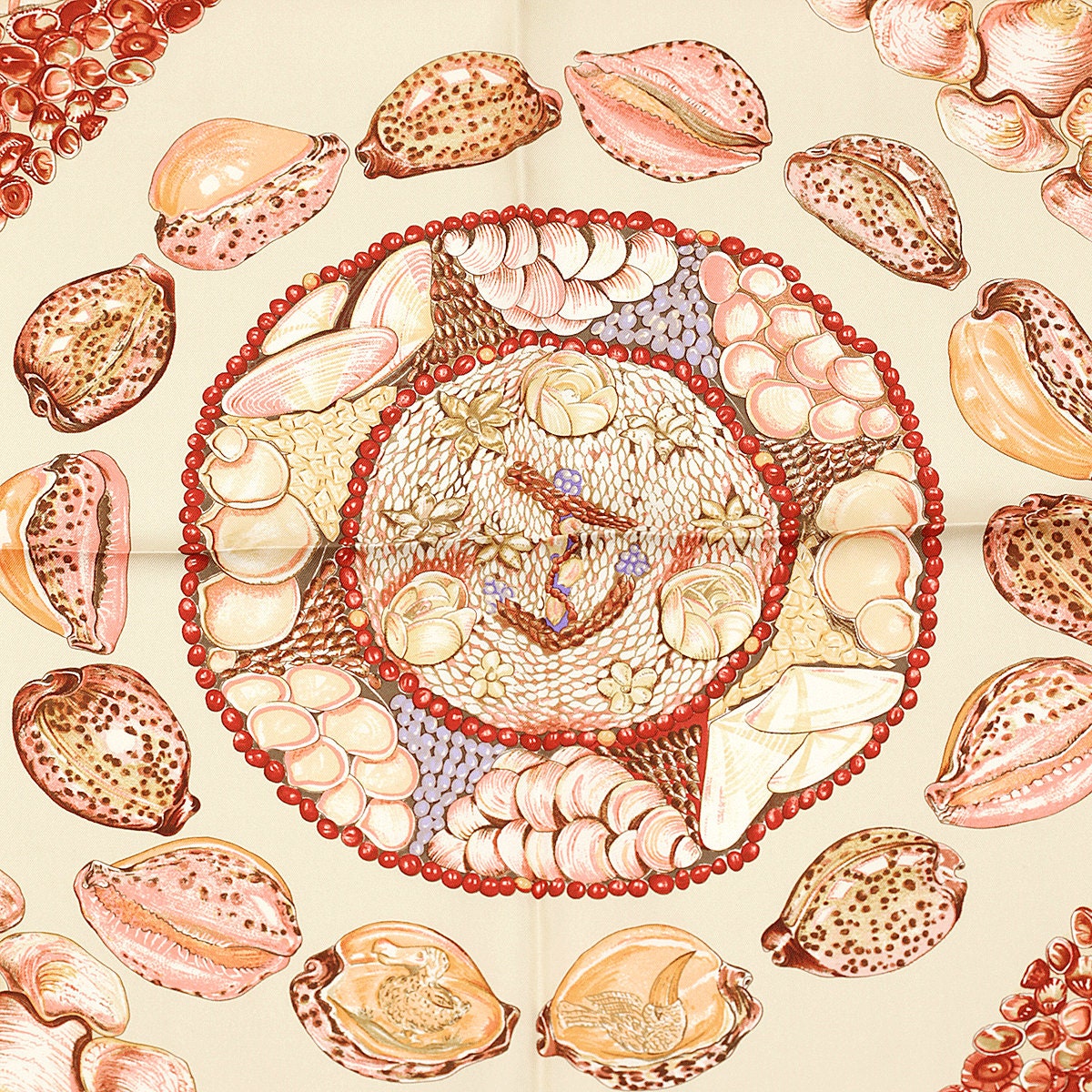 Hermes Scarf "Rocaille" by Valerie Dawlat Dumoulin 90cm Silk | Carre Foulard