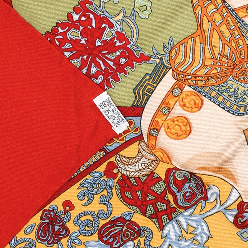 Hermes Scarf "Art des Steppes" by Annie Faivre 90cm Silk