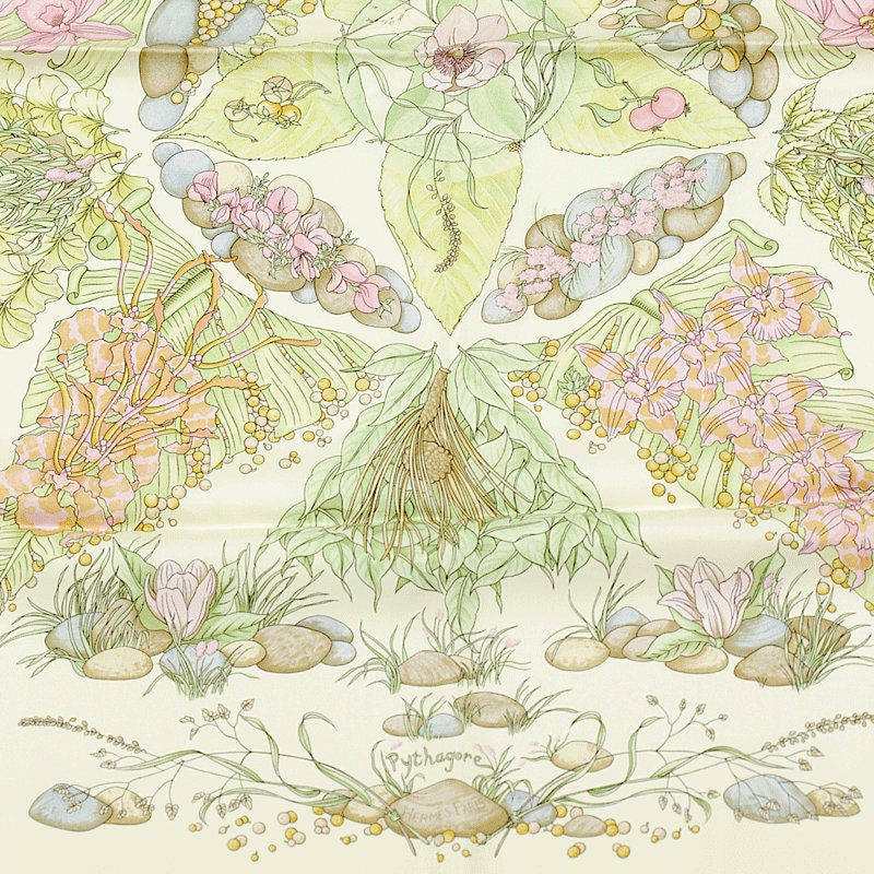 Hermes Scarf "Pythagore" by Zoe Pauwels 90cm Silk | Carre Foulard