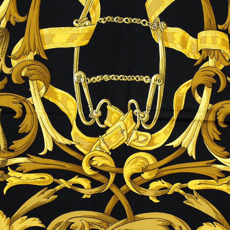 Hermes Scarf "Mors a la Conetable" by Henri d'Origny 90cm Silk | Carre Foulard