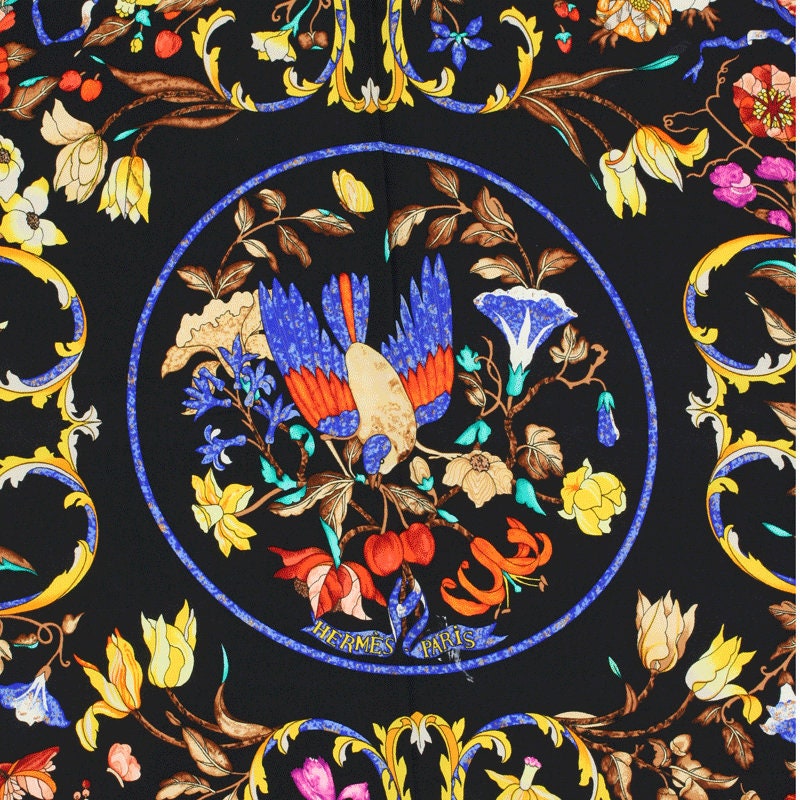Hermes Scarf "Pierres d'Orient et d'Occident" by Zoe Pauwels 90cm Silk