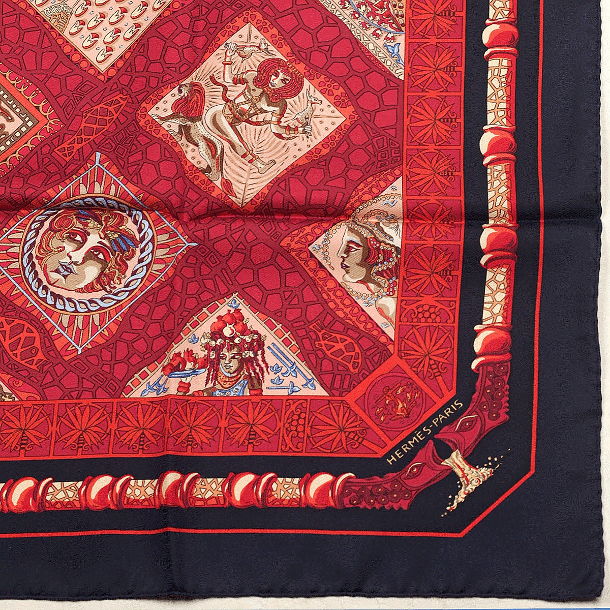Hermes Scarf "Mare Nostrum" by Annie Faivre 90cm Silk