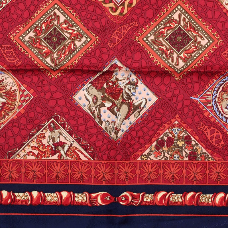 Hermes Scarf "Mare Nostrum" by Annie Faivre 90cm Silk