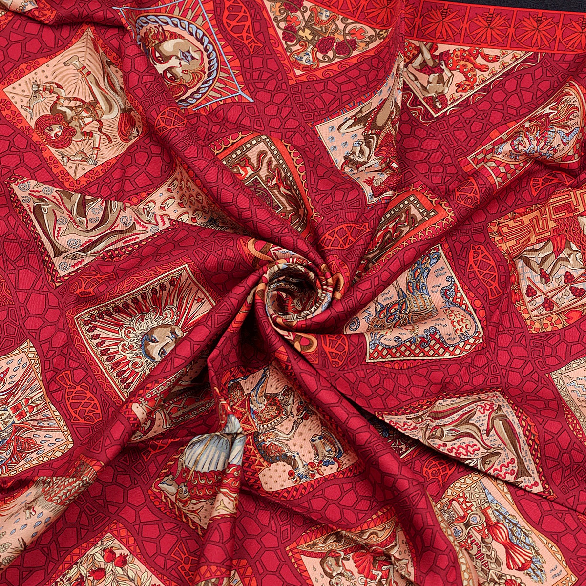 Hermes Scarf "Mare Nostrum" by Annie Faivre 90cm Silk