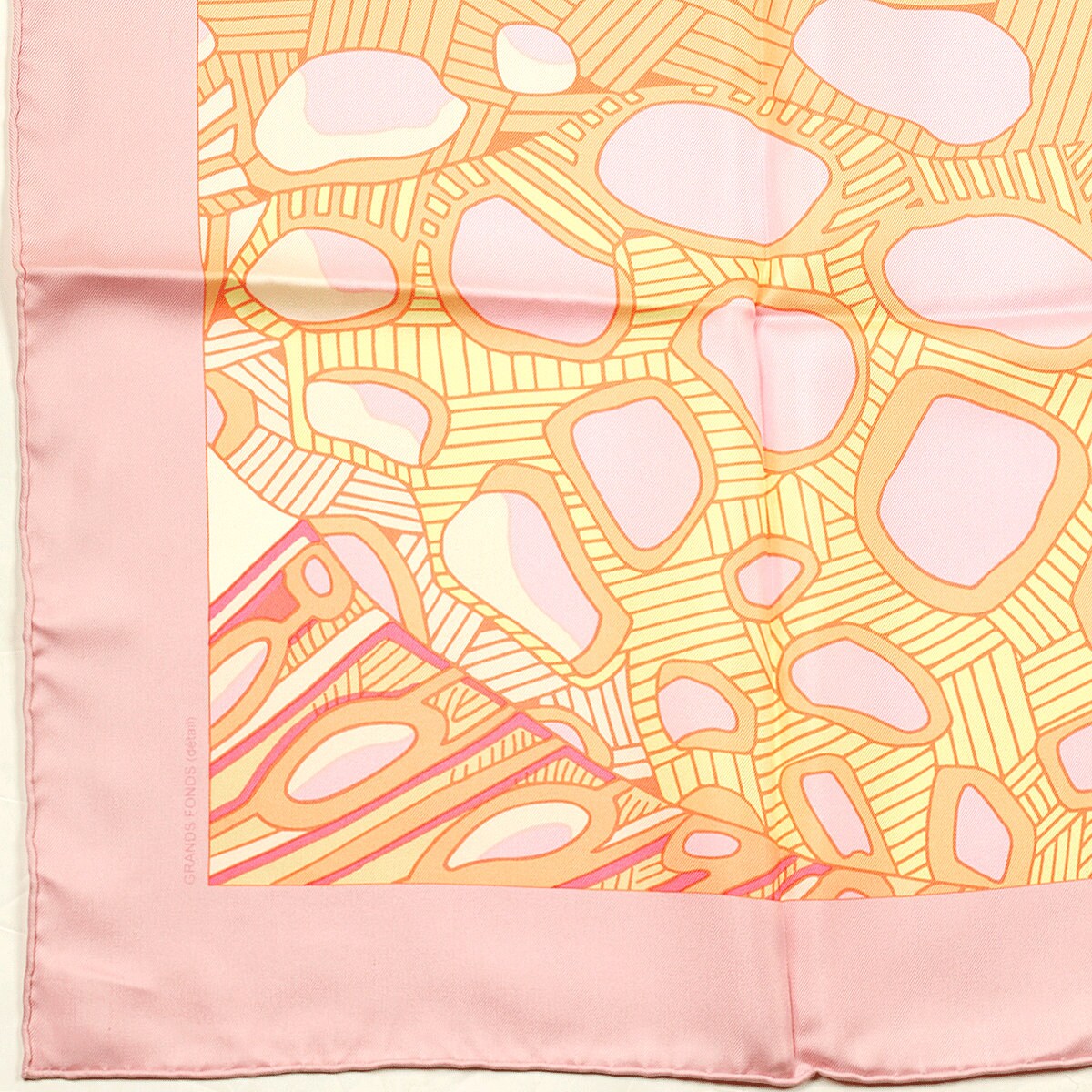 Hermes Scarf "Grands Fonds II" by Annie Faivre 90cm Silk | Carre Foulard