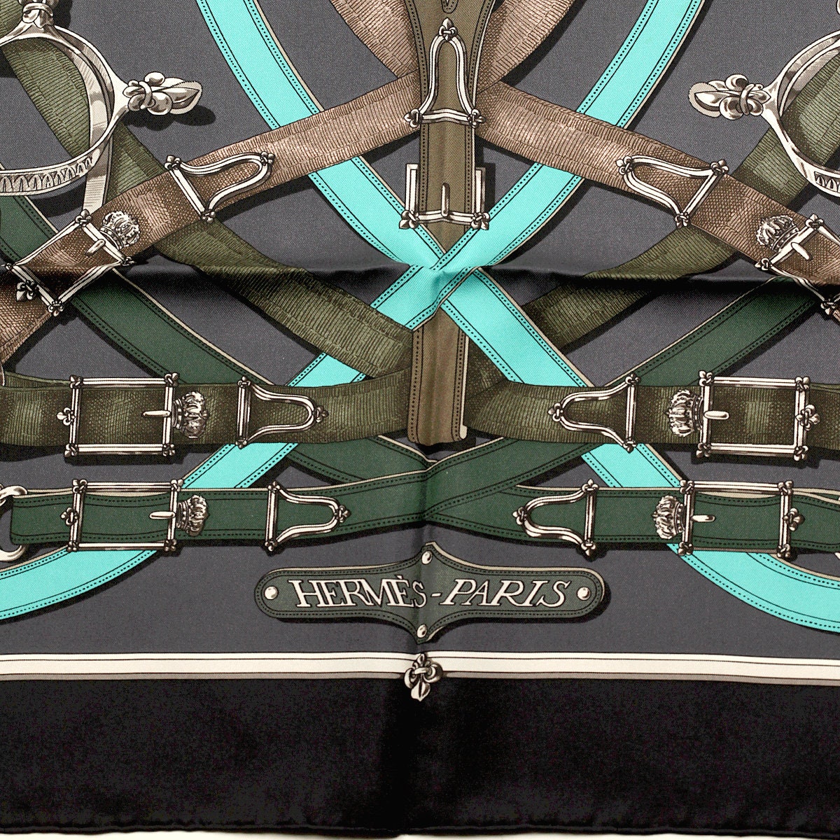 Hermes Scarf "Cavalcadour" by Henri d'Origny 90cm Silk | Carre Foulard