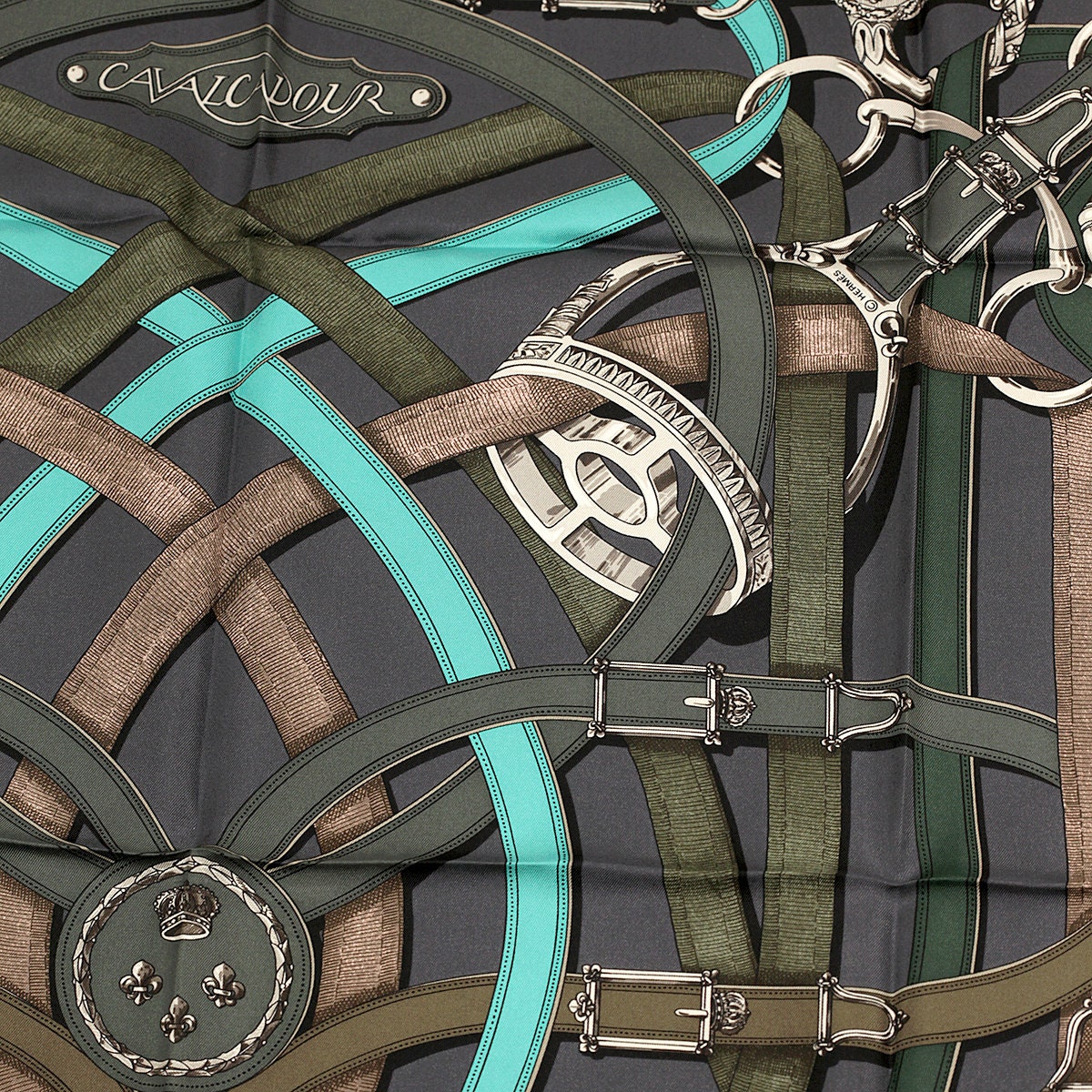 Hermes Scarf "Cavalcadour" by Henri d'Origny 90cm Silk | Carre Foulard