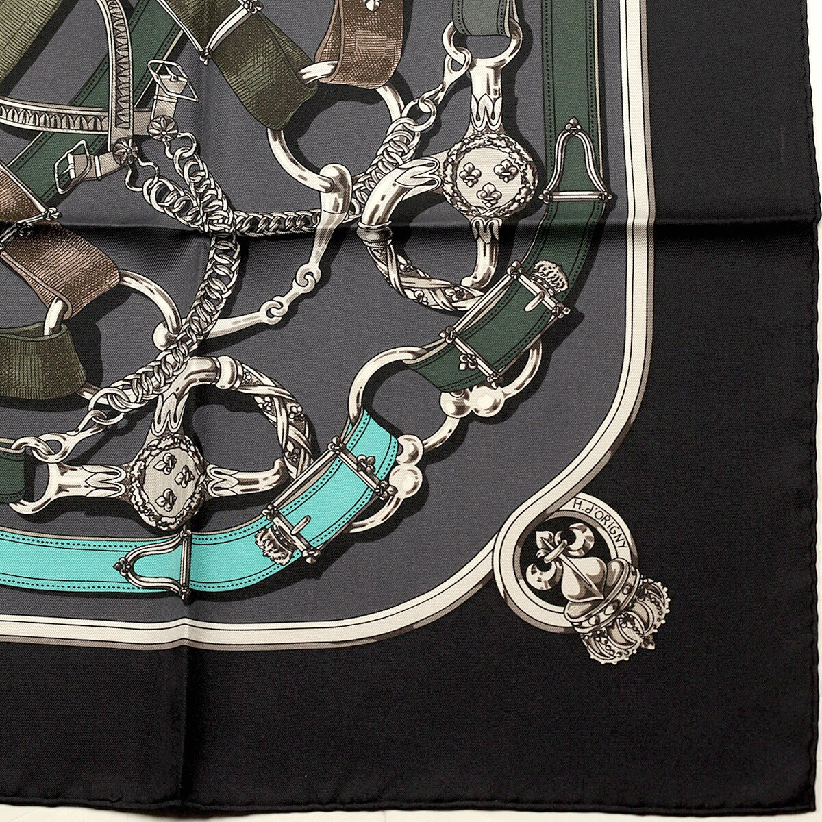 Hermes Scarf "Cavalcadour" by Henri d'Origny 90cm Silk | Carre Foulard