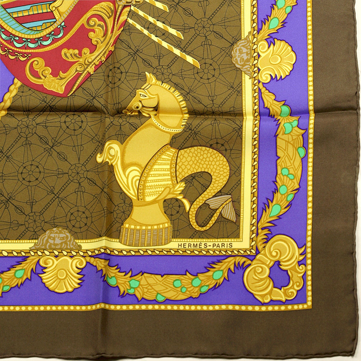 Hermes Scarf "Les Bissone de Venise" by Annie Faivre 90cm Silk | Carre Foulard