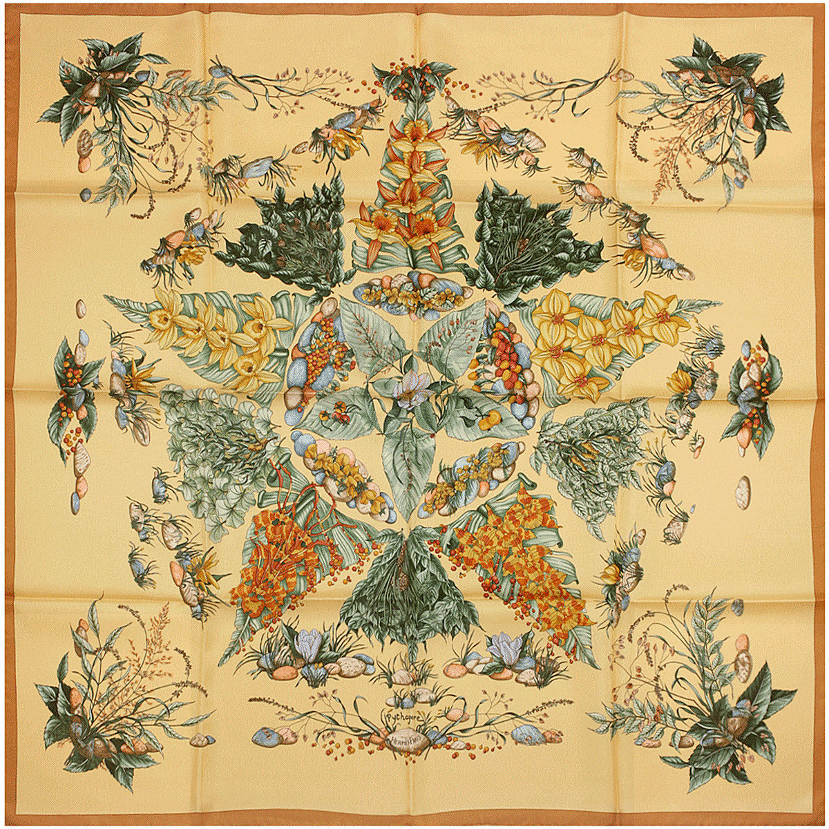 Hermes Scarf "Pythagore" by Zoe Pauwels 90cm Silk | Carre Foulard