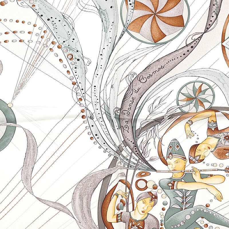 Hermes Scarf "Danse du Cosmos" by Zoè Pauwels 90cm Silk | Carre Foulard