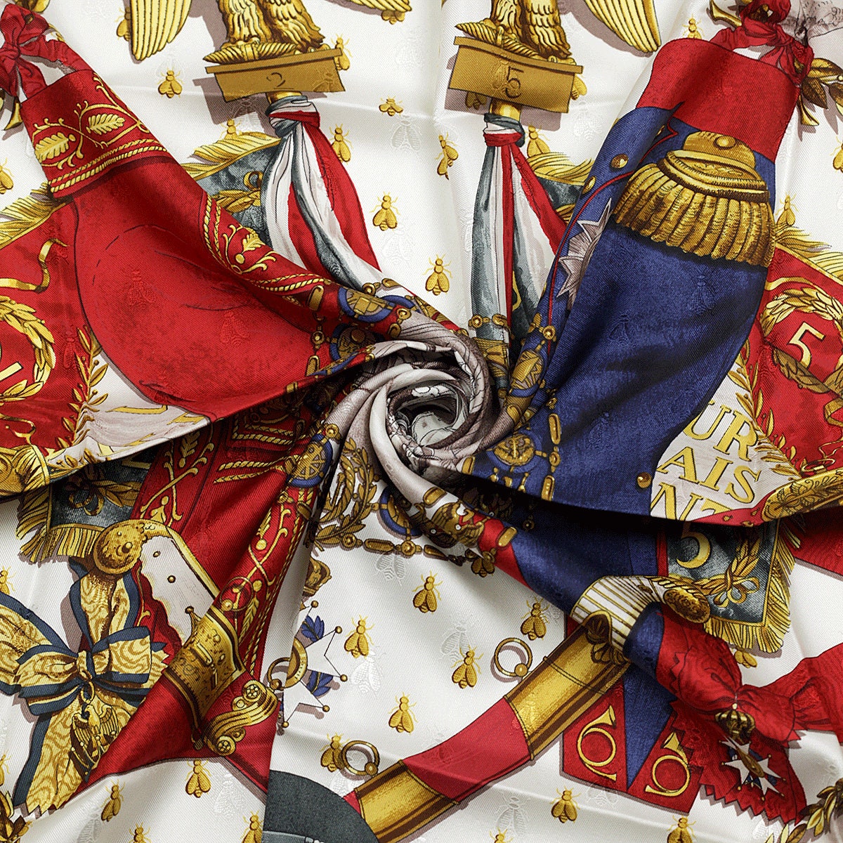 Hermes Scarf "Napoleon" by Philippe Ledoux 90cm Silk Jacquard | Carre Foulard