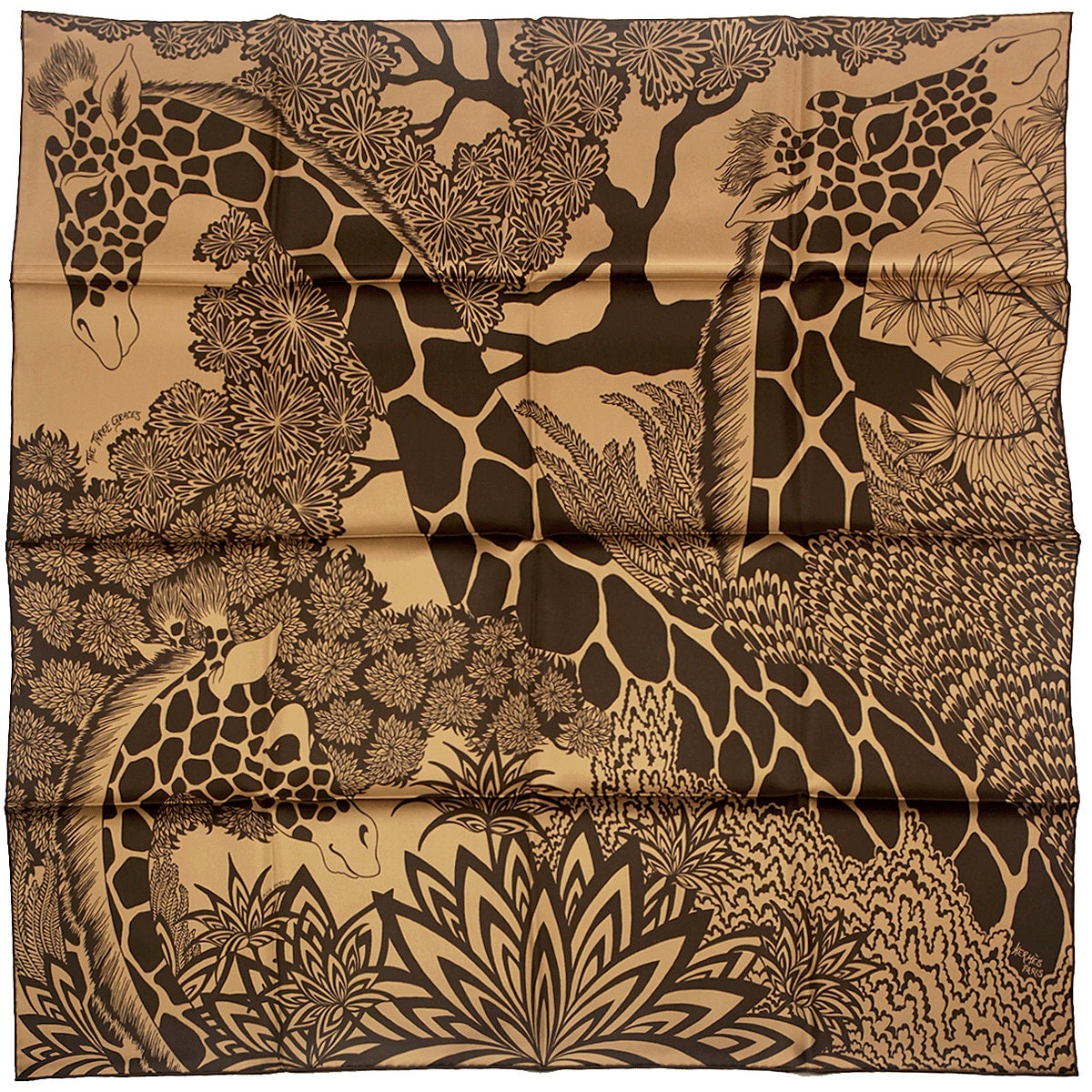 Hermes Scarf "The Three Graces" by Alice Shirley 90cm Silk | Carre Foulard