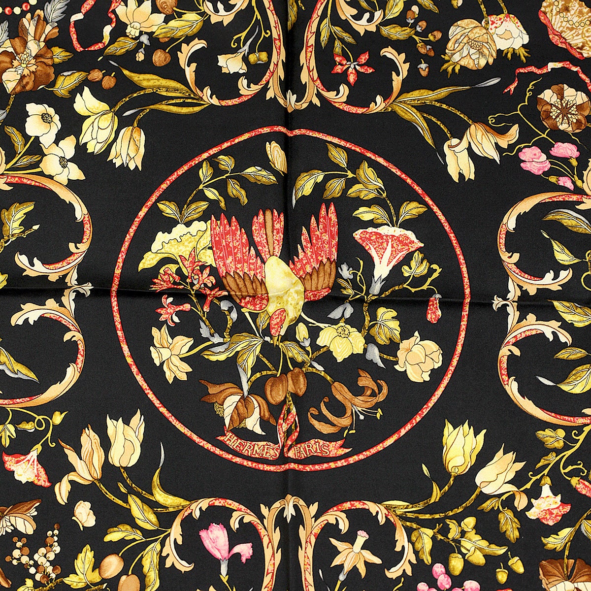 Hermes Scarf "Pierres d'Orient et d'Occident" by Zoe Pauwels 90cm Silk