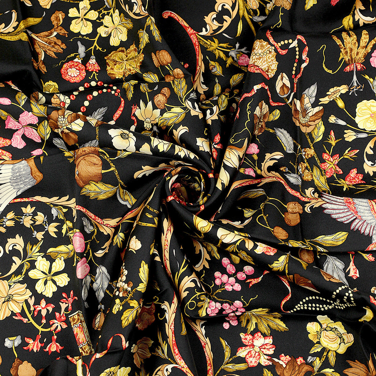 Hermes Scarf "Pierres d'Orient et d'Occident" by Zoe Pauwels 90cm Silk