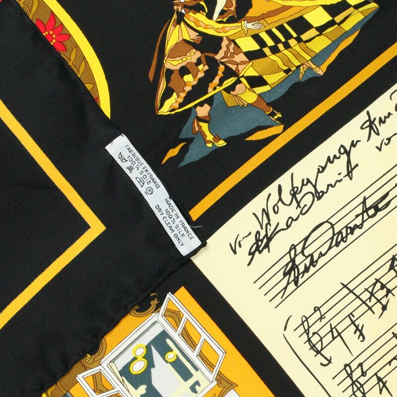 Hermes Scarf "Salzburg" by Loic Dubigeon 90cm Silk