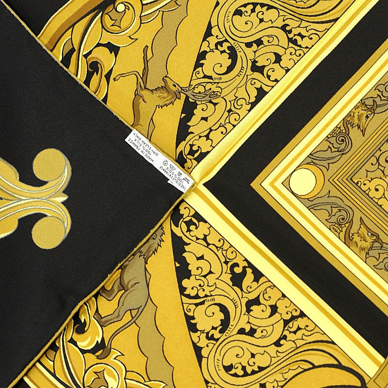 Hermes Scarf "Animaux Solaires" by Zoe Pauwels Vintage 90cm Silk | Carre Foulard