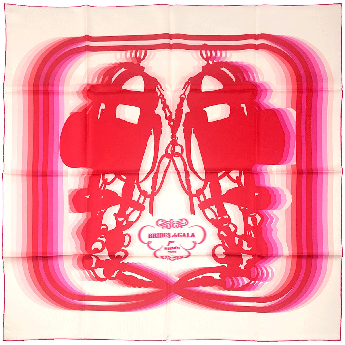 Hermes Scarf "Brides de Gala Shadow" by Hugo Grygkar 90cm Silk