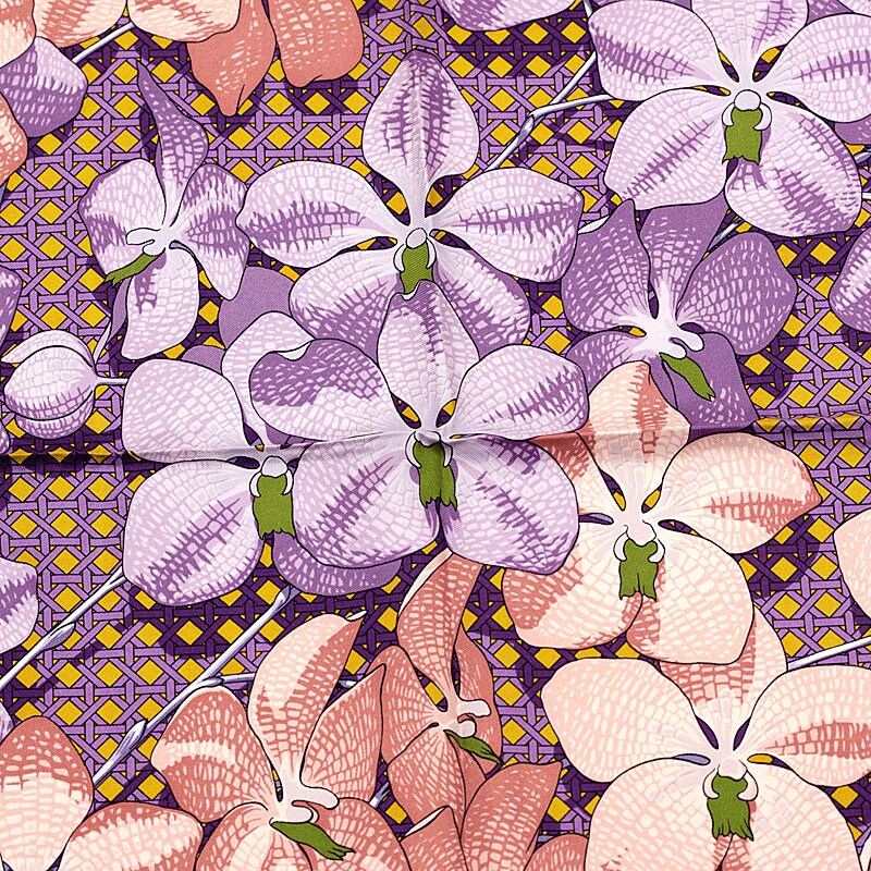 Hermes Scarf "Souvenirs d'Asie" by Vladimir Rybaltchenko 90cm Silk | Carre Foulard