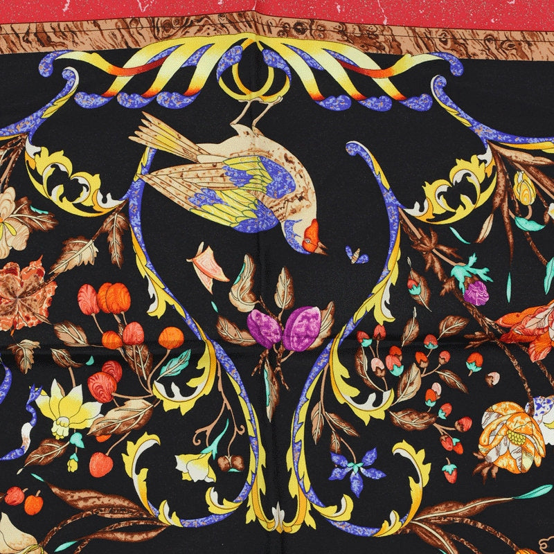 Hermes Scarf "Pierres d'Orient et d'Occident" by Zoe Pauwels Vintage 90cm Silk