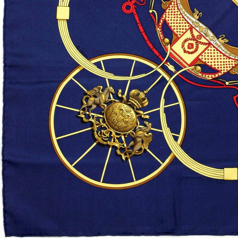 Hermes Scarf "Springs" by Philippe Ledoux 90cm Silk