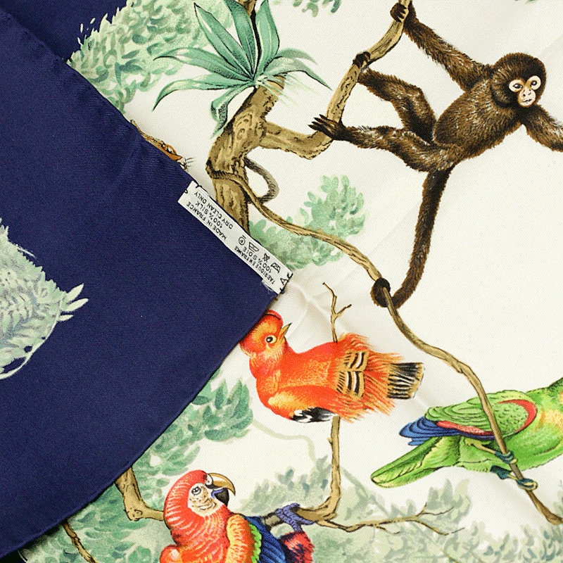 Hermes Scarf "Equateur" by Robert Dallet 90cm Silk