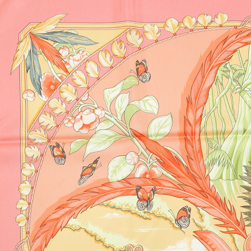 Hermes Scarf "Amazonia" by Laurence Bourthoumieux 90cm Silk | Carre Foulard