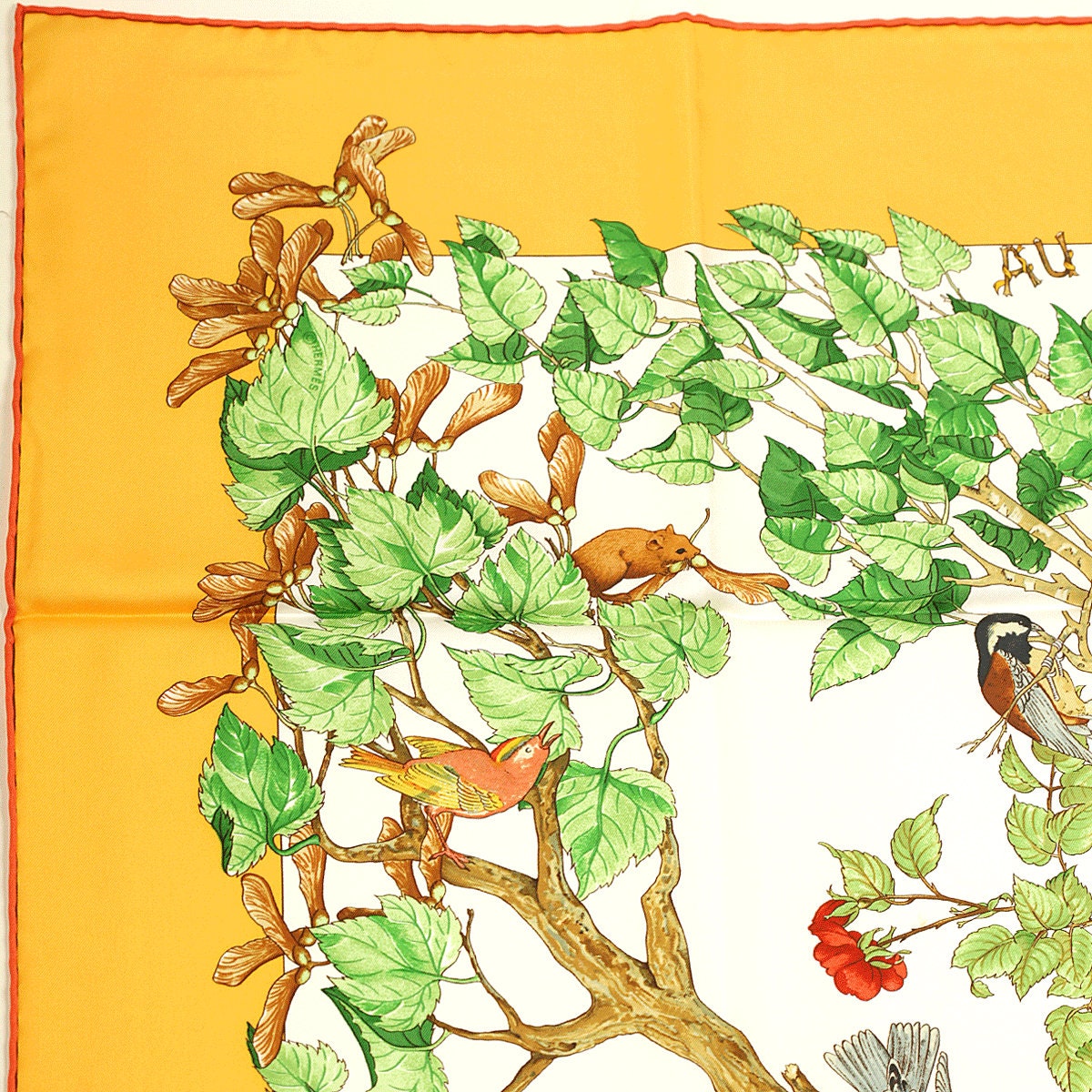 Hermes Scarf "Au Coeur des Bois" by Zoe Pauwels 90cm Silk | Carre Foulard