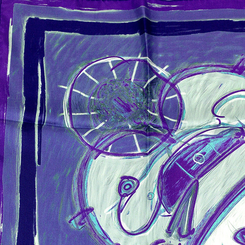 Hermes Scarf "New Springs" by Dimitri Rybaltchenko 90cm Silk