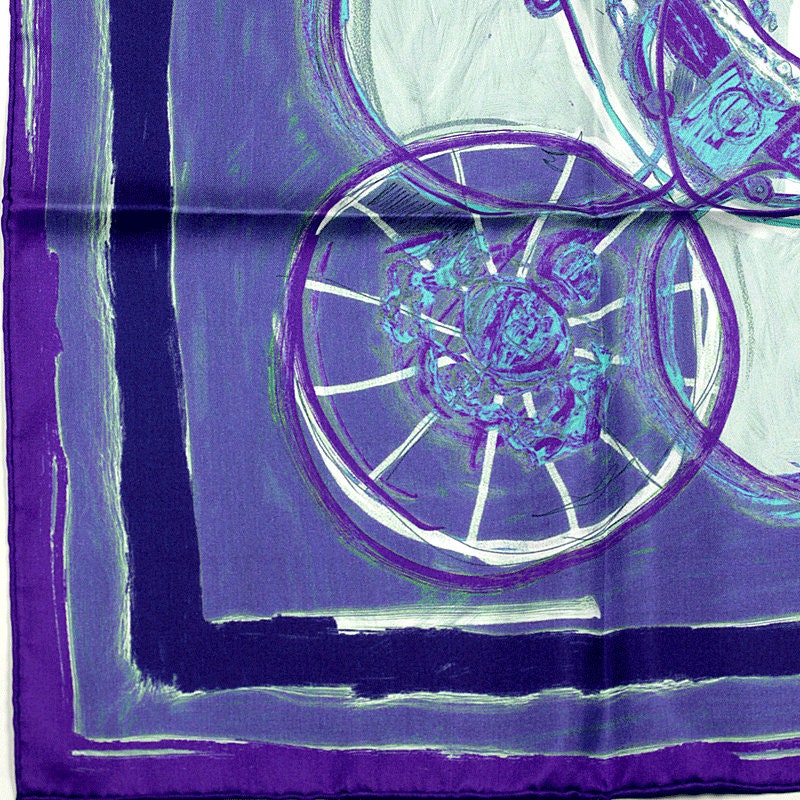 Hermes Scarf "New Springs" by Dimitri Rybaltchenko 90cm Silk