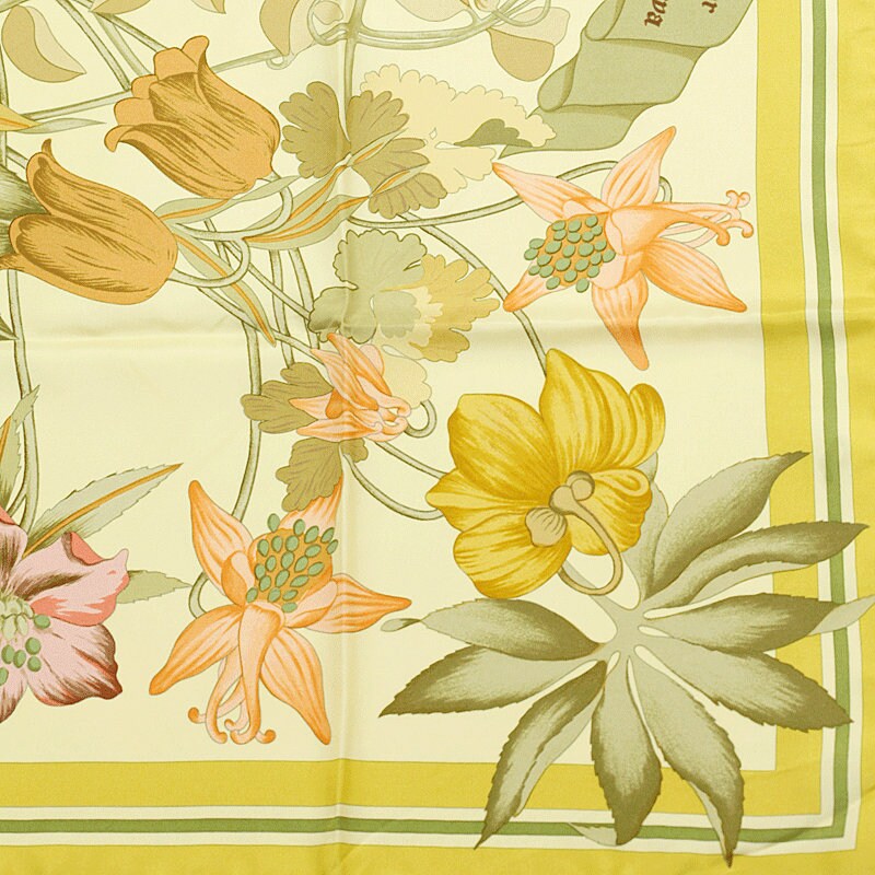 Hermes Scarf "Anemones et Campanules" by Niki Goulandris 90cm Silk