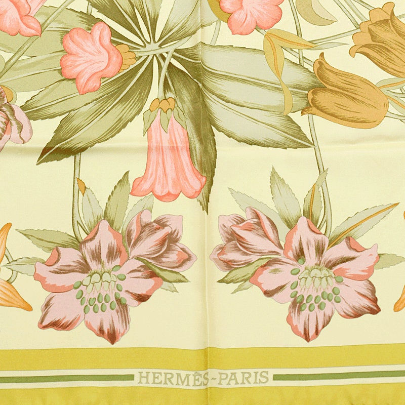 Hermes Scarf "Anemones et Campanules" by Niki Goulandris 90cm Silk
