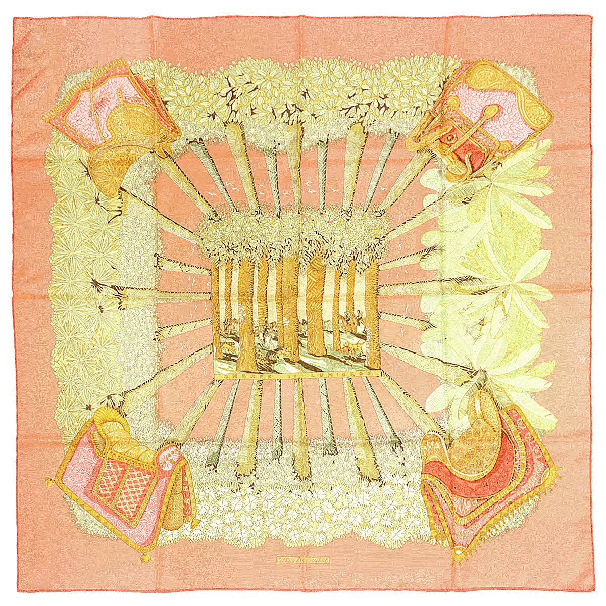 Hermes Scarf "Ombres et Lumieres" by Annie Faivre 90cm Silk | Carre Foulard