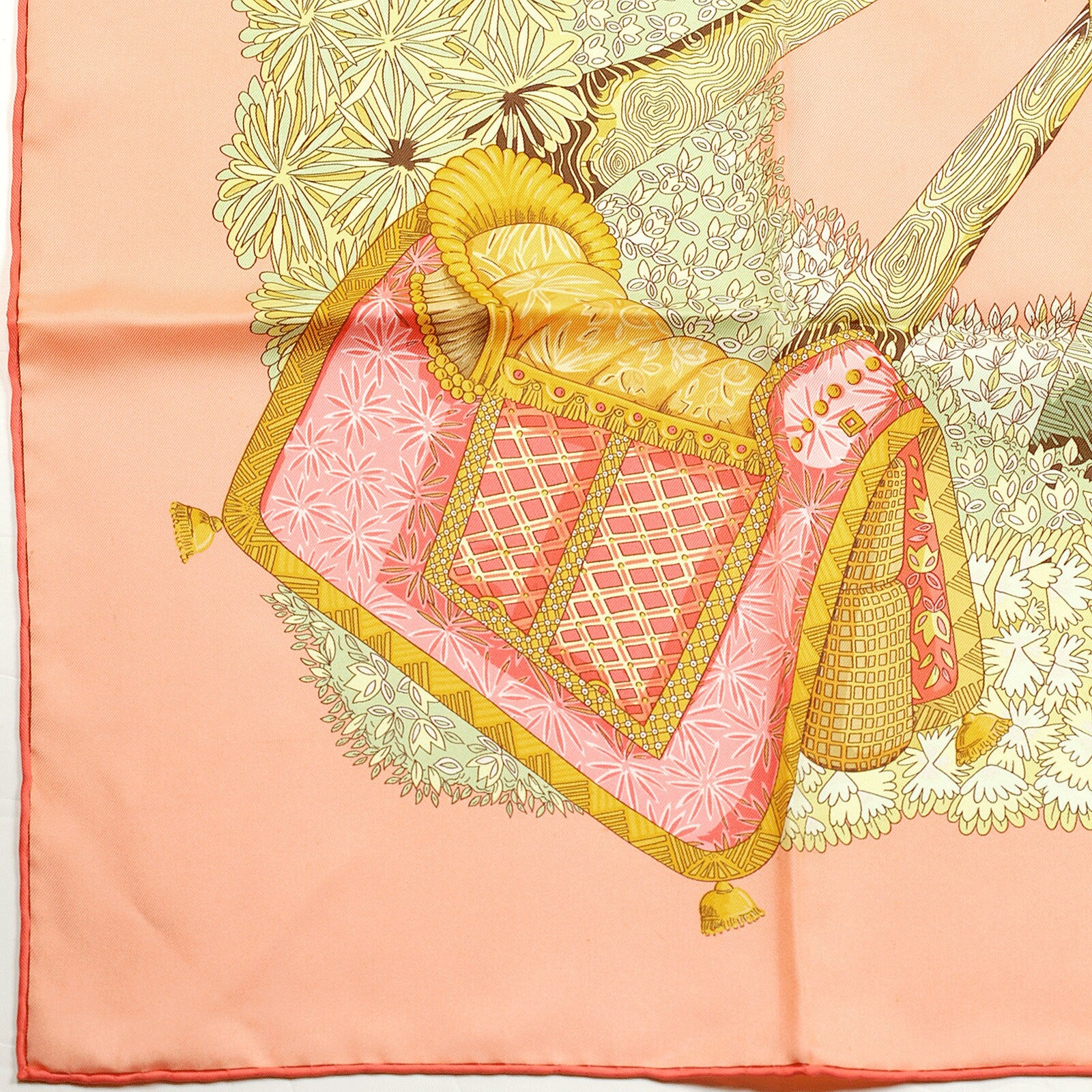 Hermes Scarf "Ombres et Lumieres" by Annie Faivre 90cm Silk