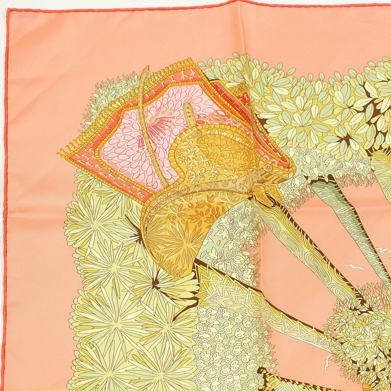 Hermes Scarf "Ombres et Lumieres" by Annie Faivre 90cm Silk